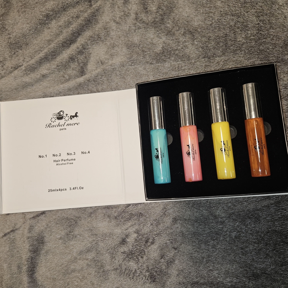 Rachel Mere Hair Perfume Set 4 Fragrances 25ml Each BRAND NEW
